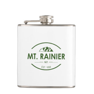 Mt. Rainier National Park Hip Flask