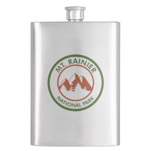 Mt. Rainier National Park Hip Flask