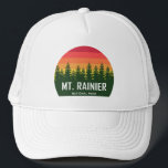 Mt. Rainier National Park Trucker Hat<br><div class="desc">At 14, 410 feet above sea level,  Mount Rainier is an American icon and the most glaciated peak in the contiguous U.S.A.</div>