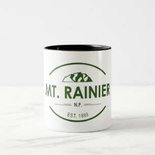 Mt. Rainier National Park Two-Tone Coffee Mug