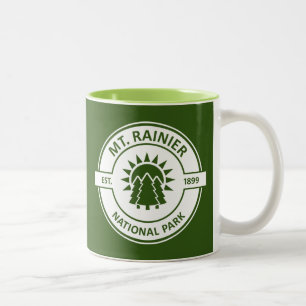 Mt. Rainier National Park Two-Tone Coffee Mug