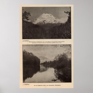 Mt Rainier Snoqualmie R Poster
