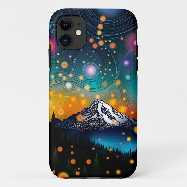 Mt. Rainier Starry Sky Case-Mate iPhone Case (Back)
