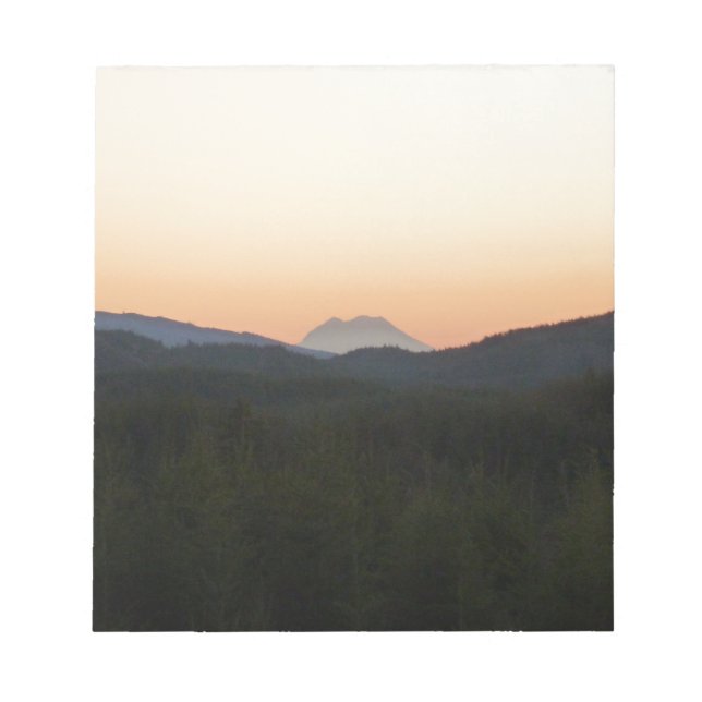 Mt. Rainier Sunrise Notepad (Front)