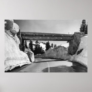 Mt. Rainier, WA Chinook Pass Summit Naches Pass Poster