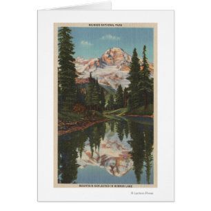 Mt. Rainier, WA - Mirror Lake with Mt. Reflection