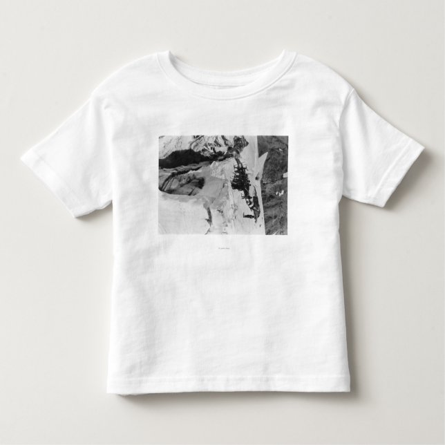 Mt. Rainier, WA Nisqually Glacier Climbers Toddler T-Shirt (Front)