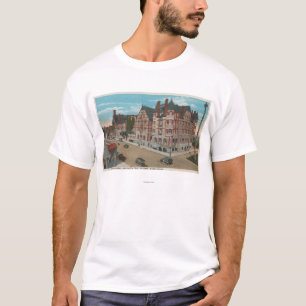 Mt. Rainier, WA - View of the Tacoma Hotel & T-Shirt
