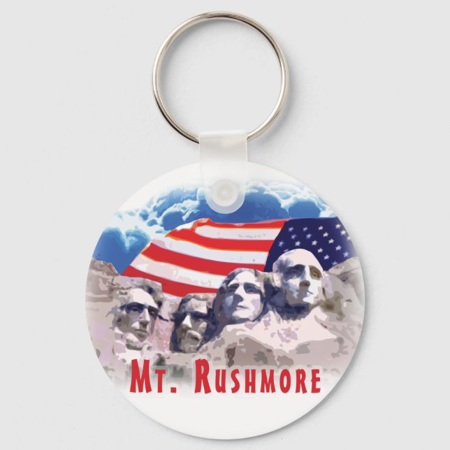 Mt. Rushmore Key Ring (Front)