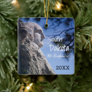 Mt. Rushmore National Park Christmas Ornament