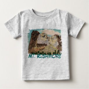 Mt. Rushmore Painted Baby Shirt