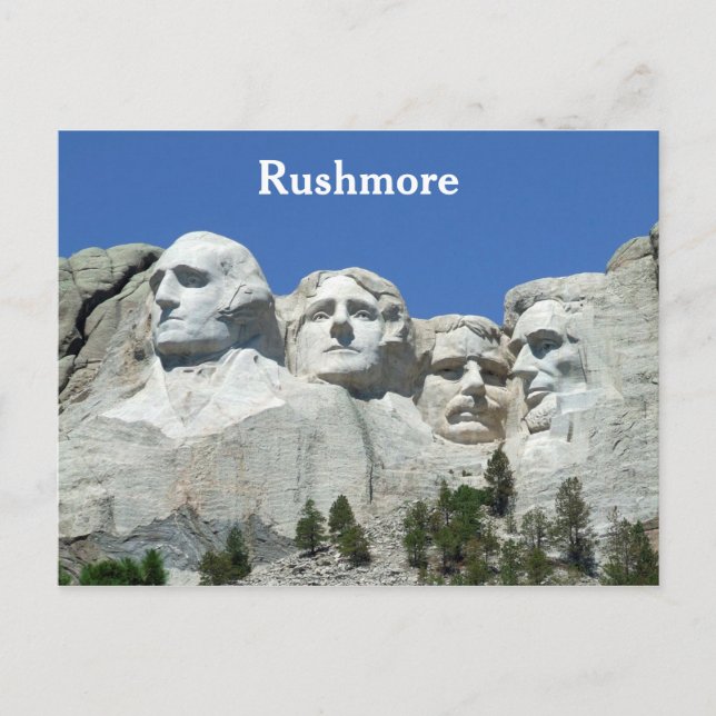 Mt. Rushmore Postcard (Front)
