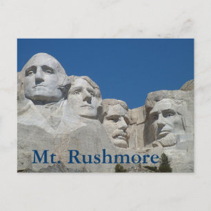 Mt. Rushmore Postcard