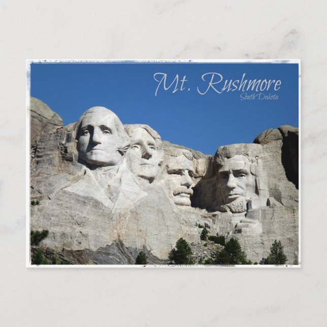 Mt. Rushmore Postcard (Front)