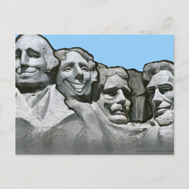 Mt Rushmore Postcard (Front)