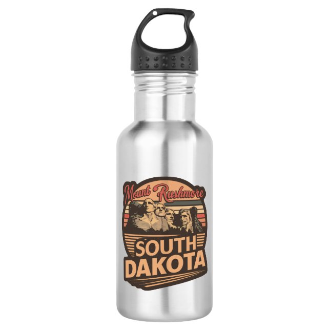 Mt. Rushmore South Dakota 532 Ml Water Bottle (Front)
