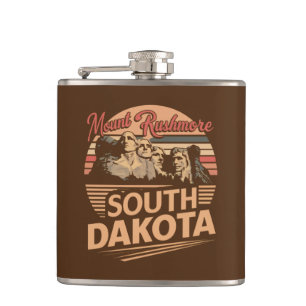 Mt. Rushmore South Dakota Hip Flask