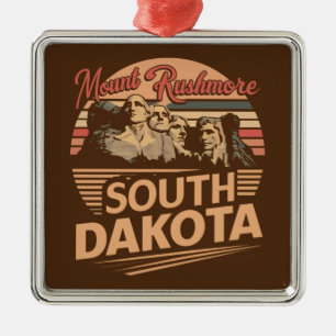 Mt. Rushmore South Dakota Metal Ornament