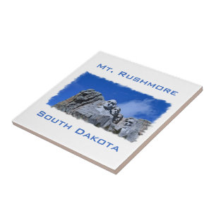 Mt. Rushmore South Dakota National Memorial Photo Ceramic Tile