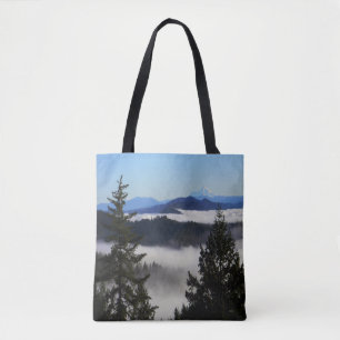 Mt. Shasta beyond the fog.... Tote Bag