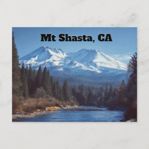 Mt Shasta, CA Postcard