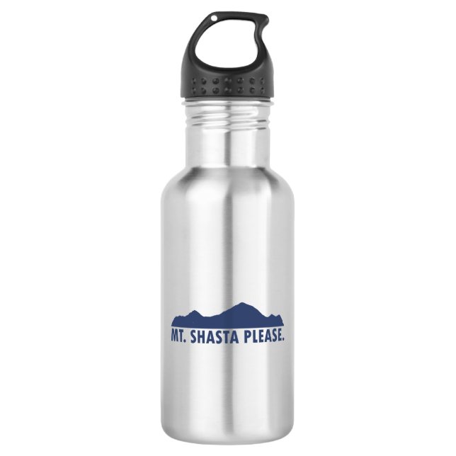 Mt. Shasta California Please 532 Ml Water Bottle (Front)
