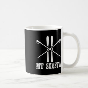 Mt Shasta California Ski Skier Skiing Nordic Alpin Coffee Mug