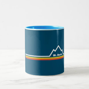 Mt. Shasta California Two-Tone Coffee Mug