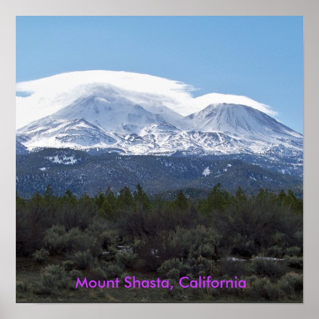 Mt. Shasta Poster (Front)