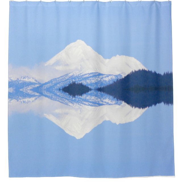 Mt. Shasta reflections...... Shower Curtain (Front)