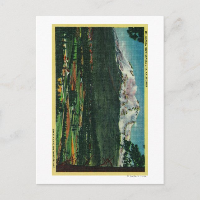 Mt. Shasta View from Shasta CityShasta, CA Postcard (Front)