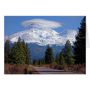 MT SHASTA WITH LENTICULAR