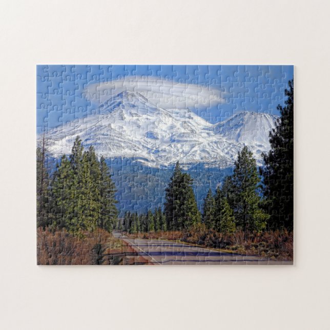 MT SHASTA WITH LENTICULAR JIGSAW PUZZLE (Horizontal)