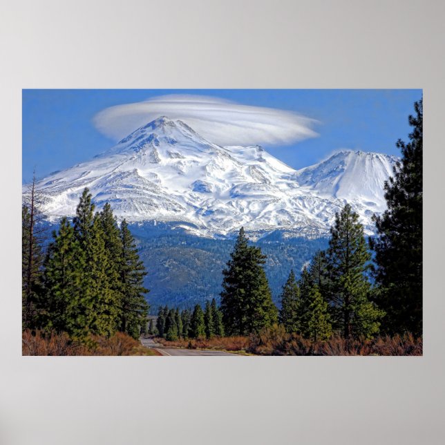 MT SHASTA WITH LENTICULAR POSTER (Front)