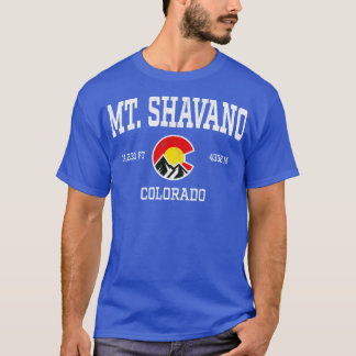 Mt Shavano Colorado 14ers Vintage Athletic Mountai T-Shirt