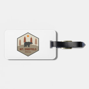 Mt. Sneffels Wilderness Colorado Bear Luggage Tag