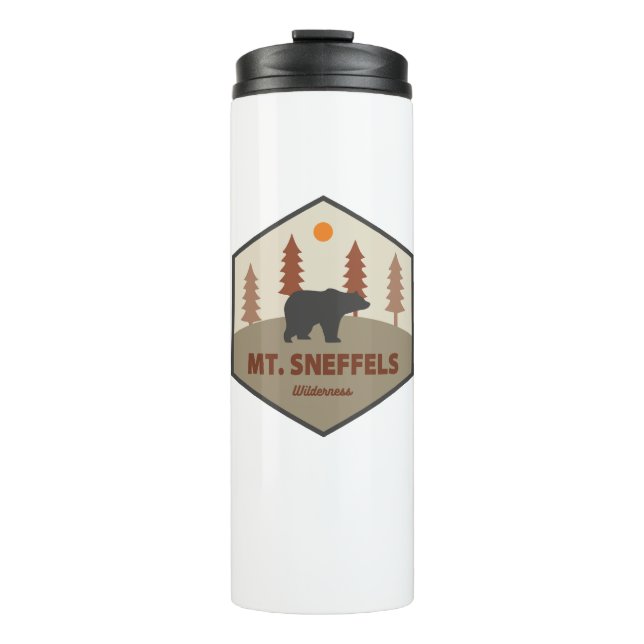 Mt. Sneffels Wilderness Colorado Bear Thermal Tumbler (Front)