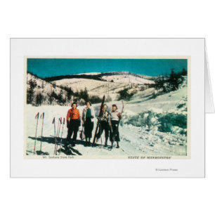 Mt. Spokane State Park Ladies SkiingWashington