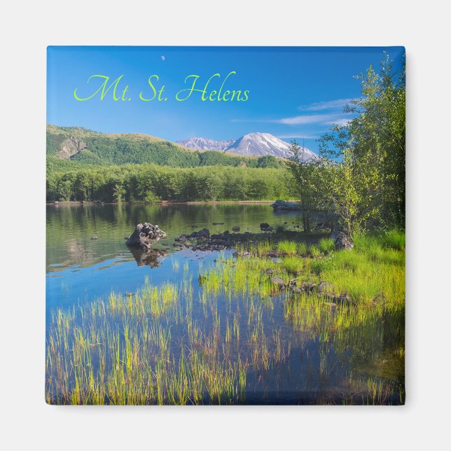 Mt. St. Helens from Coldwater Lake Magnet (Front)