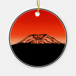 Mt. St. Helens Ornament 