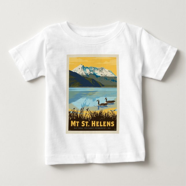 Mt St. Helens | Washington Baby T-Shirt (Front)