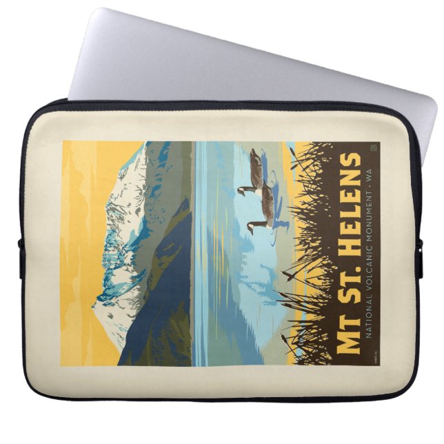 Mt St. Helens | Washington Laptop Sleeve (Front)