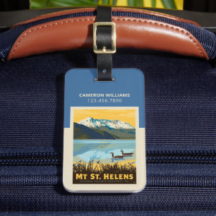 Mt St. Helens   Washington Luggage Tag