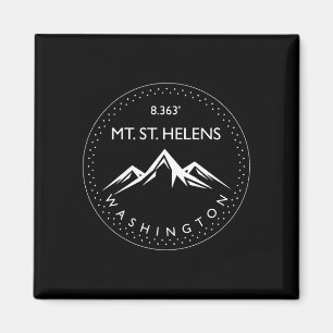 Mt st helens washington mountain climbing hiking magnet