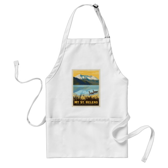 Mt St. Helens | Washington Standard Apron (Front)