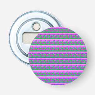 Mt. Sunset Pink Green Purple Bottle Opener