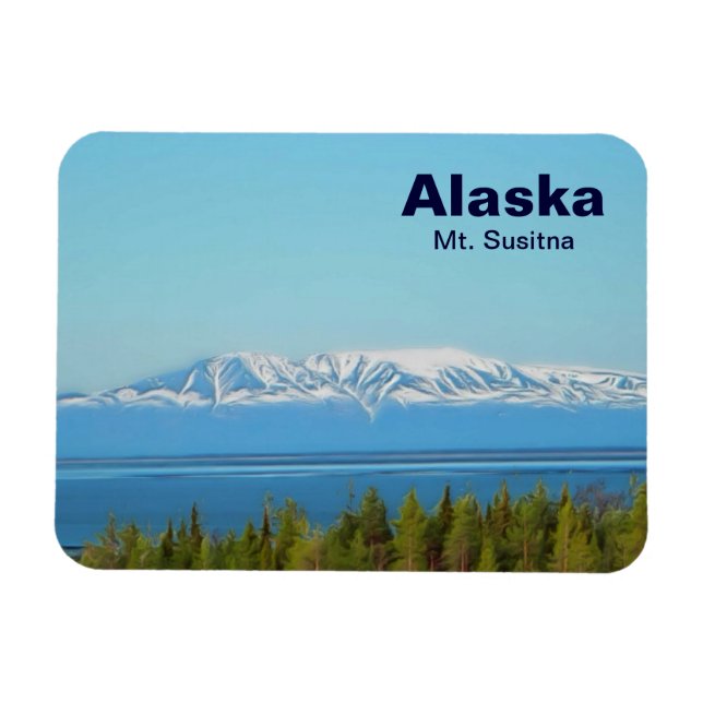 Mt. Susitna Magnet (Horizontal)