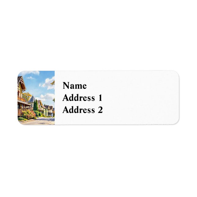Mt. Tabor NJ – Trinity Place Return Address Label (Front)
