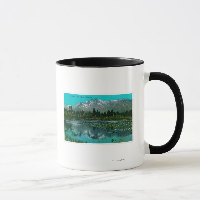 Mt. Tallac and Lake Tahoe, California Mug (Right)