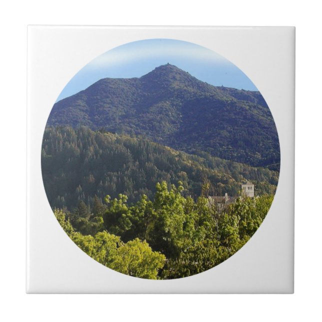 Mt Tamalpais Colour Ceramic Tile (Front)